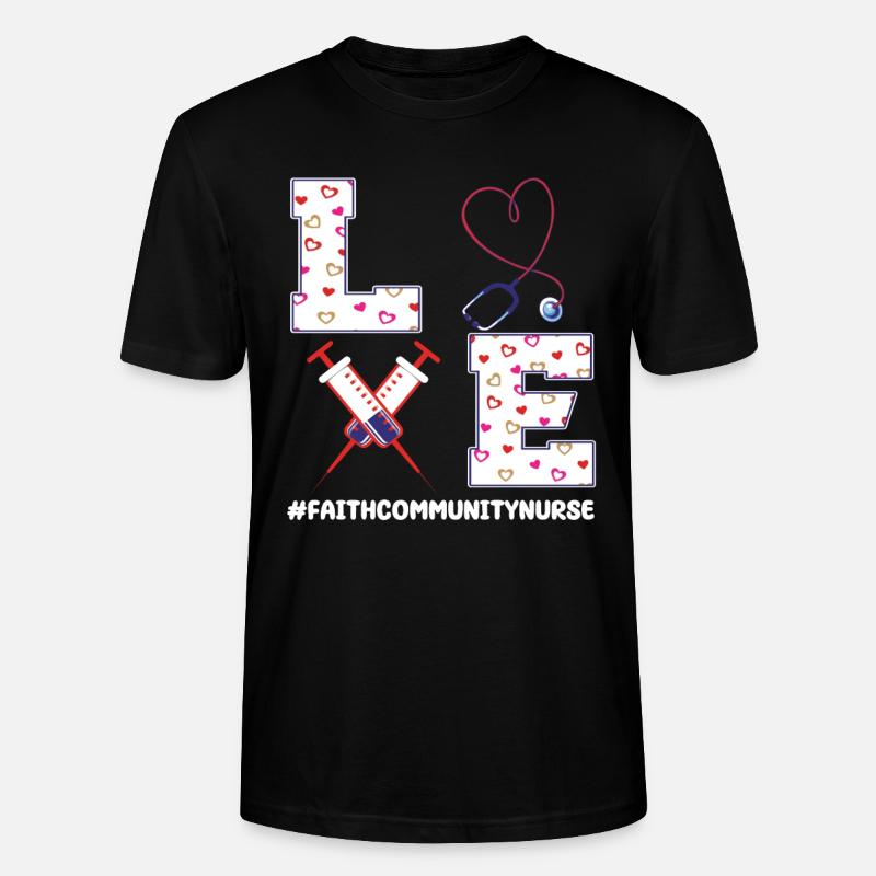 Gemeindekrankenschwester Geschenkidee - Stanley/Stella Unisex Bio-T-Shirt CRAFTER - Schwarz