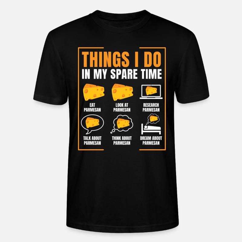 Parmesan - Stanley/Stella Unisex Bio-T-Shirt CRAFTER - Schwarz