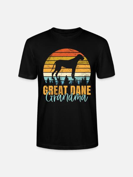 Great Dane Gifts - Stanley/Stella CRAFTER Unisex Organic T-Shirt - black
