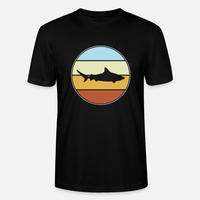 Hai Retro - Stanley/Stella Unisex Bio-T-Shirt CRAFTER - Schwarz
