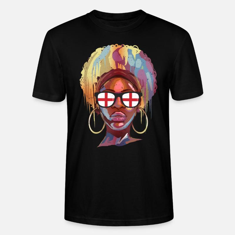 England - Stanley/Stella Unisex Bio-T-Shirt CRAFTER - Schwarz
