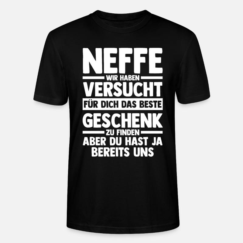 Neffe - Stanley/Stella Unisex Bio-T-Shirt CRAFTER - Schwarz