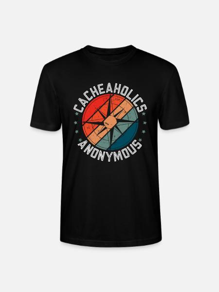 Cacheaholics Anonymous - Geocaching Geocacher - T-shirt bio CRAFTER Stanley Stella Unisexe - noir