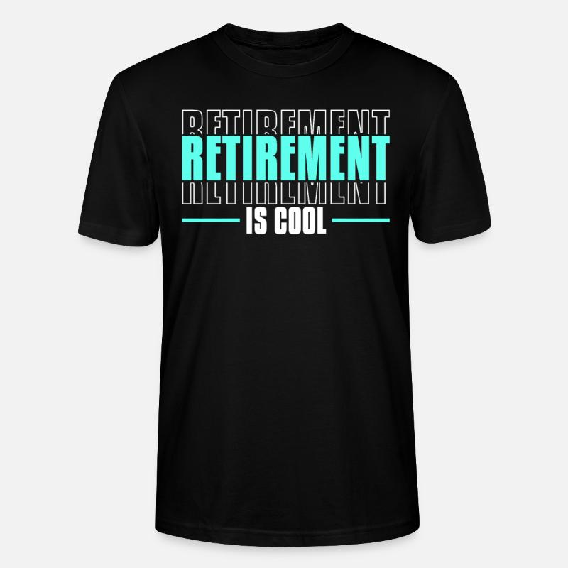 Rentner Rente Cool - Stanley/Stella Unisex Bio-T-Shirt CRAFTER - Schwarz