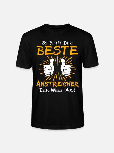 Anstreicher Geschenk - Stanley/Stella Unisex Bio-T-Shirt CRAFTER - Schwarz
