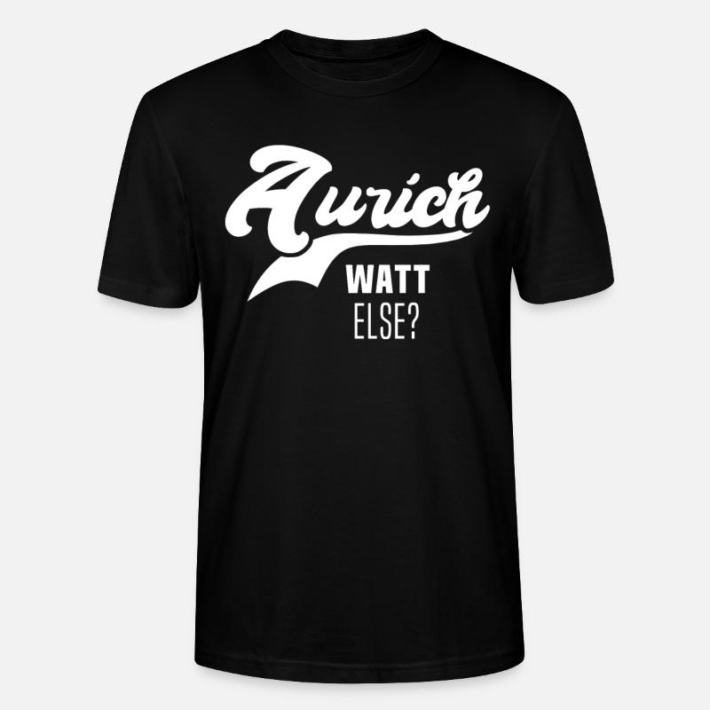 Aurich Sprüche - Stanley/Stella Unisex Bio-T-Shirt CRAFTER - Schwarz