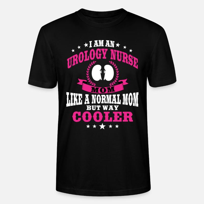 Urologie Krankenschwester Mama Nephrologie Dialyse - Stanley/Stella Unisex Bio-T-Shirt CRAFTER - Schwarz