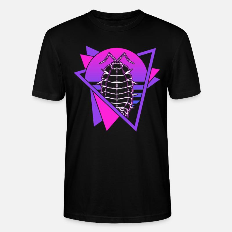 Isopodes Retro Vaporwave Isopode - T-shirt bio CRAFTER Stanley Stella Unisexe - noir
