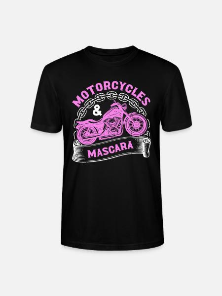Motorcycles & Mascara - Stanley/Stella CRAFTER Unisex Organic T-Shirt - black