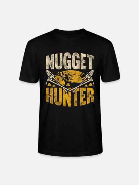 Goldschürfer Goldsucher Nugget Hunter - Stanley/Stella Unisex Bio-T-Shirt CRAFTER - Schwarz