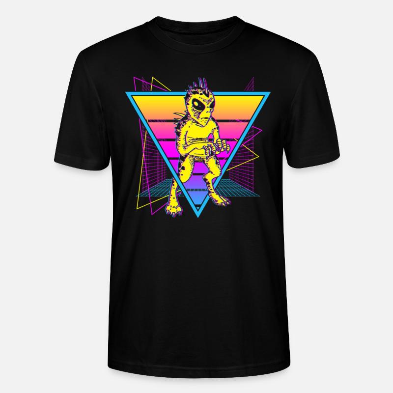 Chupacabra Krypto Kryptozoologie Retro - Stanley/Stella Unisex Bio-T-Shirt CRAFTER - Schwarz