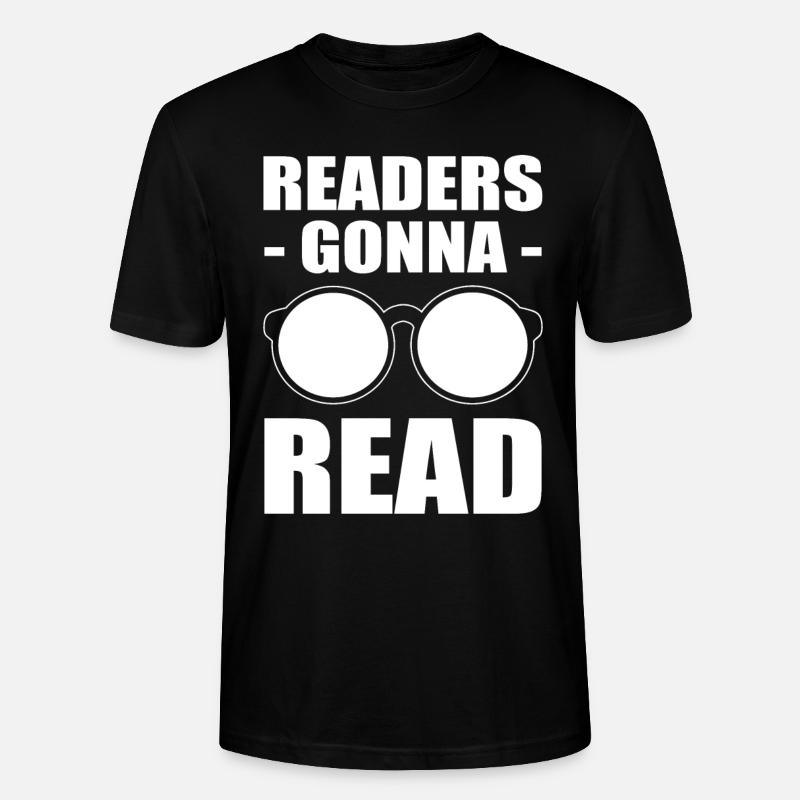 Readers Gonna Read Bibliophile - Stanley/Stella Unisex Bio-T-Shirt CRAFTER - Schwarz