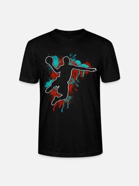 Basketball Basketballer - Stanley/Stella Unisex Bio-T-Shirt CRAFTER - Schwarz