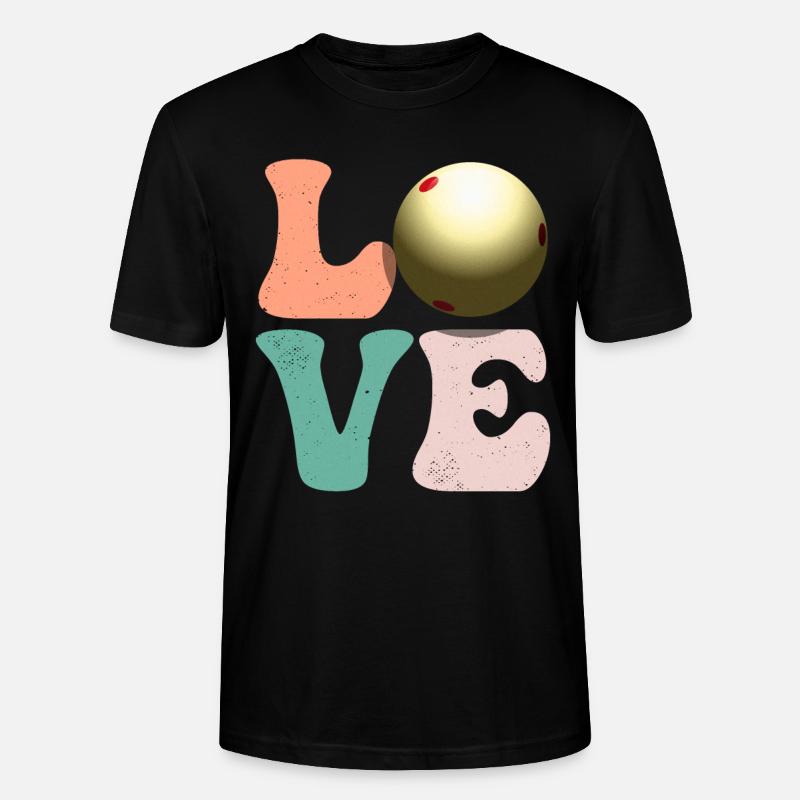 Billard Pool - Stanley/Stella Unisex Bio-T-Shirt CRAFTER - Schwarz