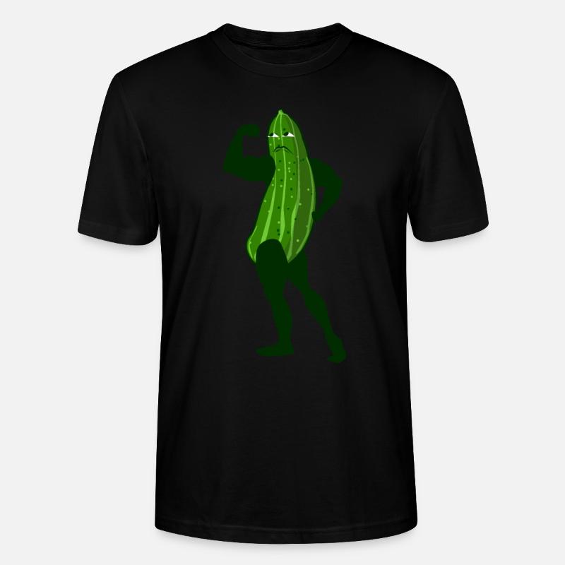 Culturiste Concombre Concombre Musculation - T-shirt bio CRAFTER Stanley Stella Unisexe - noir