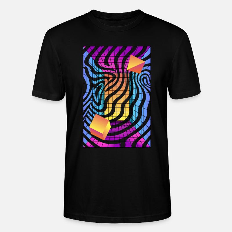 80´s Synthwave Synthesizer Musik Retro - Stanley/Stella Unisex Bio-T-Shirt CRAFTER - Schwarz