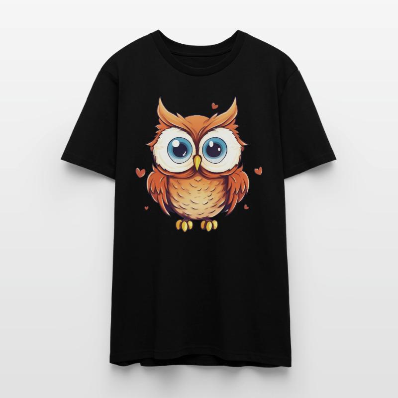 Nachteule Eule Eulen Vogel Stanley/Stella Unisex Bio-T-Shirt CRAFTER