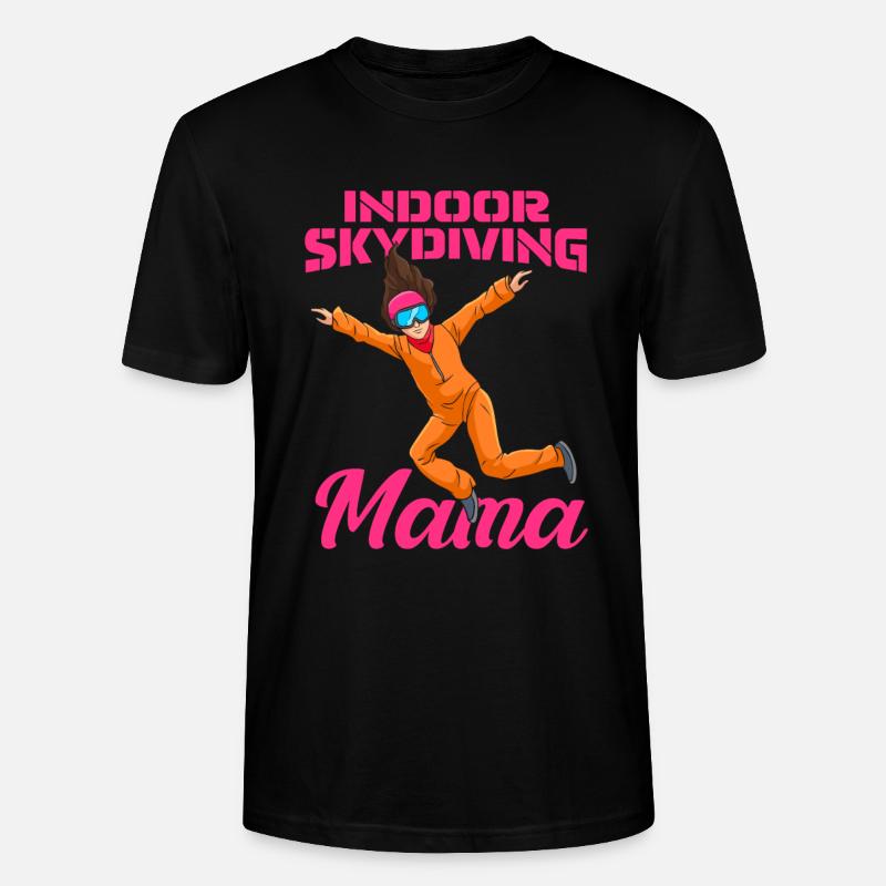 Indoor Skydiving Mutter - Stanley/Stella Unisex Bio-T-Shirt CRAFTER - Schwarz