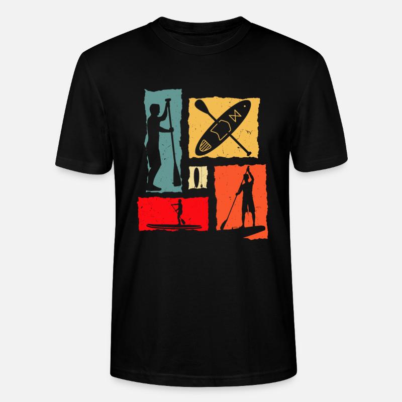 Sup Rétro - T-shirt bio CRAFTER Stanley Stella Unisexe - noir