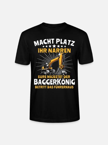 Baggerfuehrer Baggerfahrer - Stanley/Stella Unisex Bio-T-Shirt CRAFTER - Schwarz
