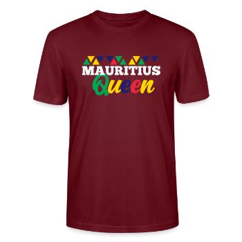 Mauritius - Stanley/Stella Unisex Bio-T-Shirt CRAFTER - Burgunderrot - Vorne - Alina (178cm) & Michal (187cm)