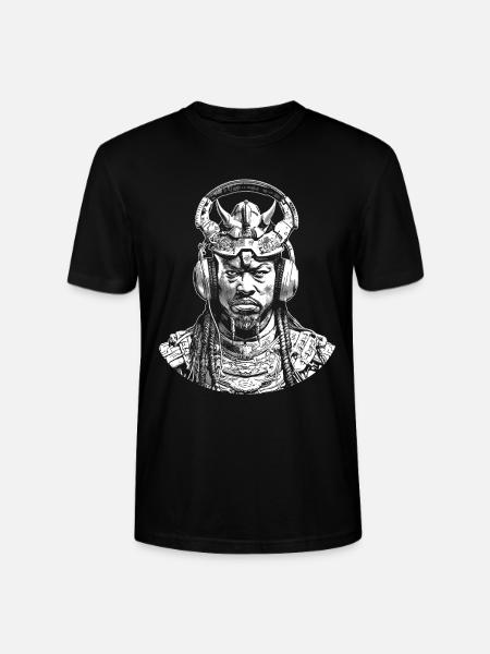 Samurai Vibes: Musikalische Zukunftsklänge - Stanley/Stella Unisex Bio-T-Shirt CRAFTER - Schwarz