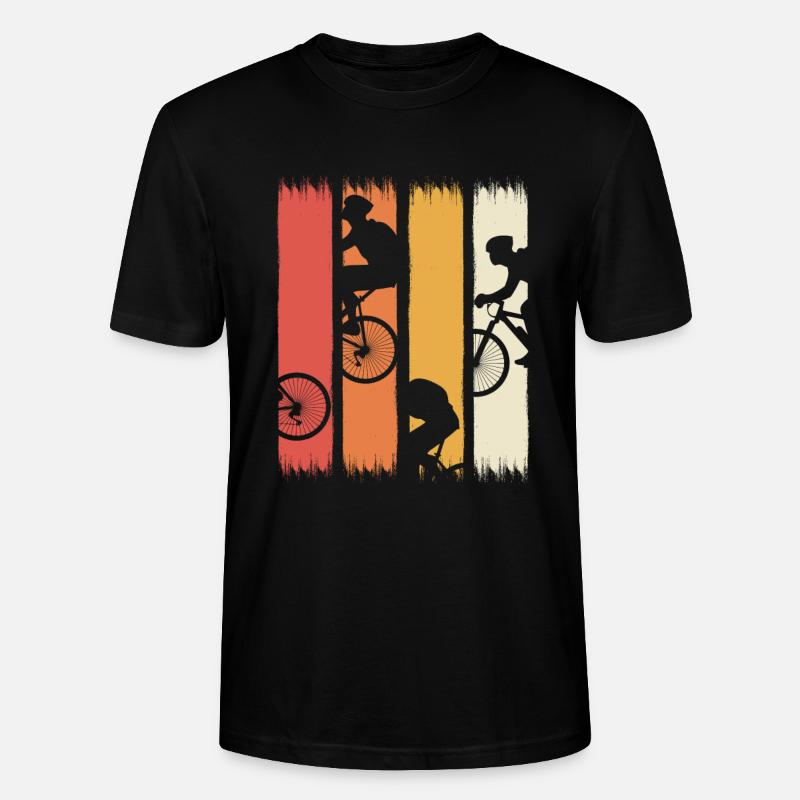 Mountainbiken Biker - Stanley/Stella Unisex Bio-T-Shirt CRAFTER - Schwarz