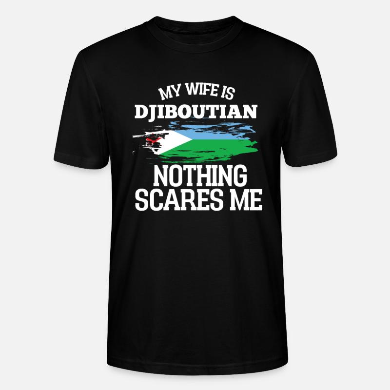 Dschibuti Ehefrau - Stanley/Stella Unisex Bio-T-Shirt CRAFTER - Schwarz