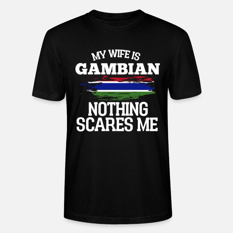 Gambia Ehefrau - Stanley/Stella Unisex Bio-T-Shirt CRAFTER - Schwarz