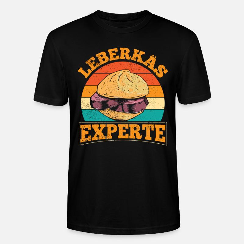 Leberkas Experte Leberkassemmel Leberkäse - Stanley/Stella Unisex Bio-T-Shirt CRAFTER - Schwarz