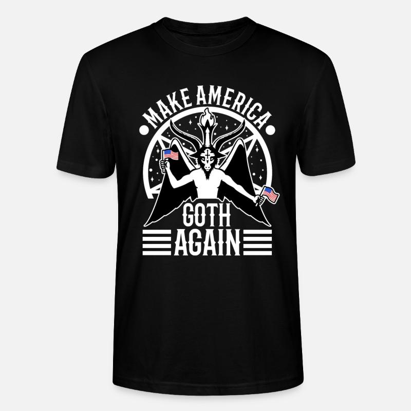 Make america goth again - Stanley/Stella CRAFTER Unisex Organic T-Shirt - black