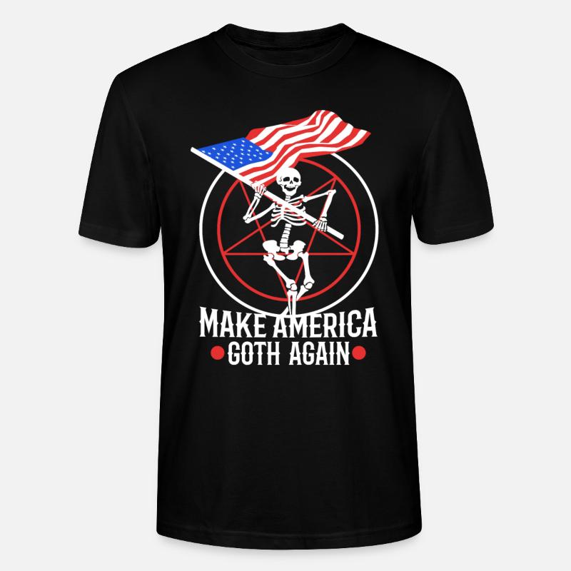Make america goth again - Stanley/Stella Unisex Bio-T-Shirt CRAFTER - Schwarz
