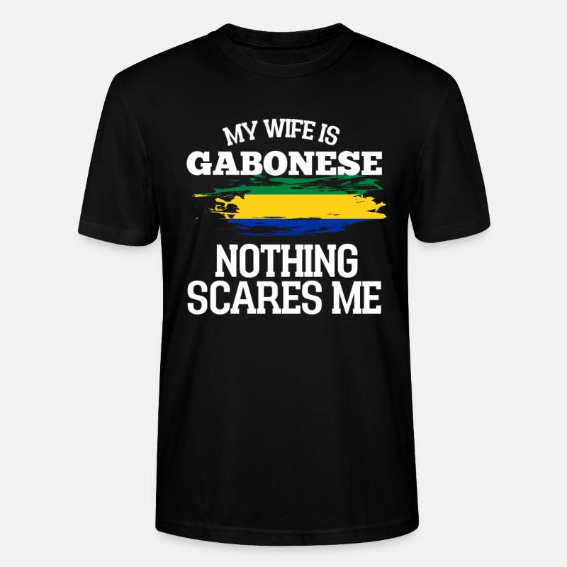 Gabon Ehefrau - Stanley/Stella Unisex Bio-T-Shirt CRAFTER - Schwarz