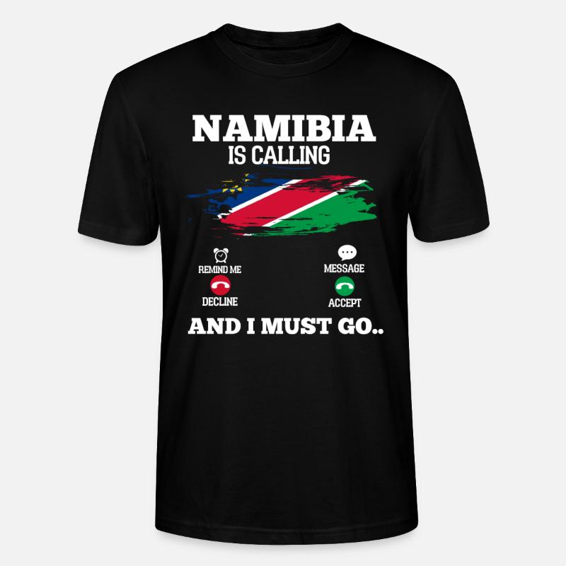 Namibia - Stanley/Stella Unisex Bio-T-Shirt CRAFTER - Schwarz