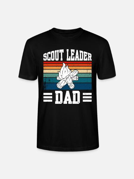 Scout Leader Dad Scout Leader - Stanley/Stella CRAFTER Unisex Organic T-Shirt - black