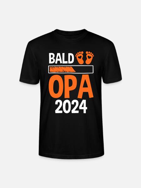 Werdender Opa 2029 - Stanley/Stella Unisex Bio-T-Shirt CRAFTER - Schwarz