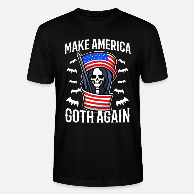 Make america goth again - Stanley/Stella CRAFTER Unisex Organic T-Shirt - black