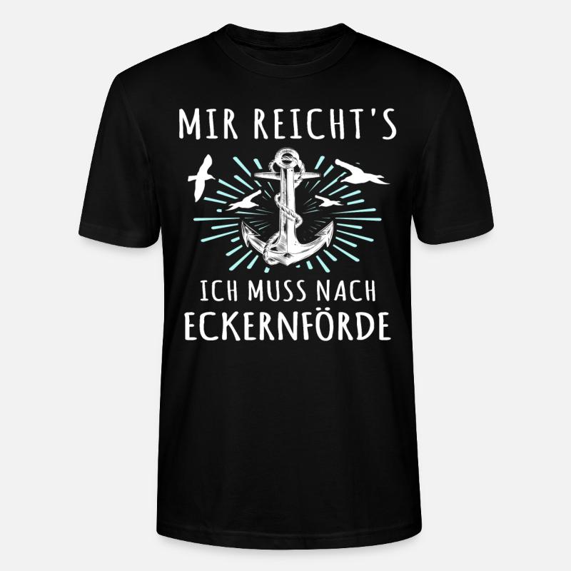 Eckernförde Eckernförder - Stanley/Stella Unisex Bio-T-Shirt CRAFTER - Schwarz