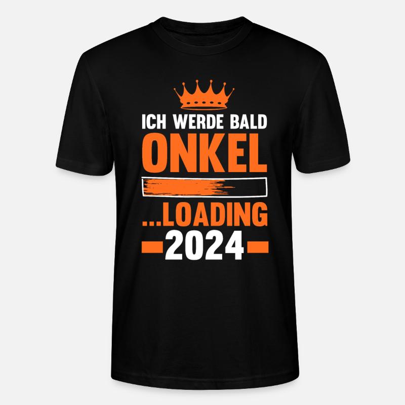 Werdender Onkel 2041 - Stanley/Stella Unisex Bio-T-Shirt CRAFTER - Schwarz