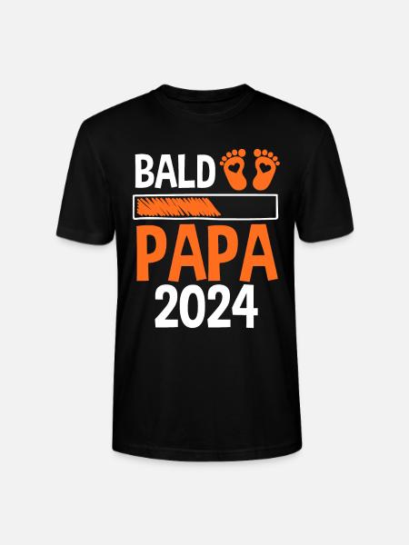 Werdender Papa 2029 - Stanley/Stella Unisex Bio-T-Shirt CRAFTER - Schwarz