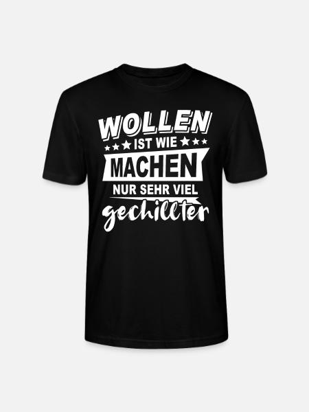Lustige Sprüche - Stanley/Stella Unisex Bio-T-Shirt CRAFTER - Schwarz
