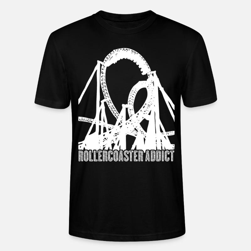Achterbahn Achterbahnfahrer - Stanley/Stella Unisex Bio-T-Shirt CRAFTER - Schwarz