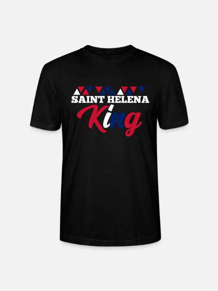 Saint Helena - Stanley/Stella CRAFTER Unisex Organic T-Shirt - black