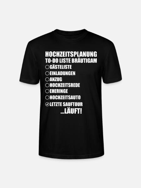 Bräutigam Junggesellenabschied - Stanley/Stella Unisex Bio-T-Shirt CRAFTER - Schwarz