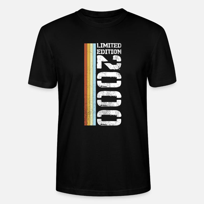 Édition Limitée Retro 2000 - T-shirt bio CRAFTER Stanley Stella Unisexe - noir