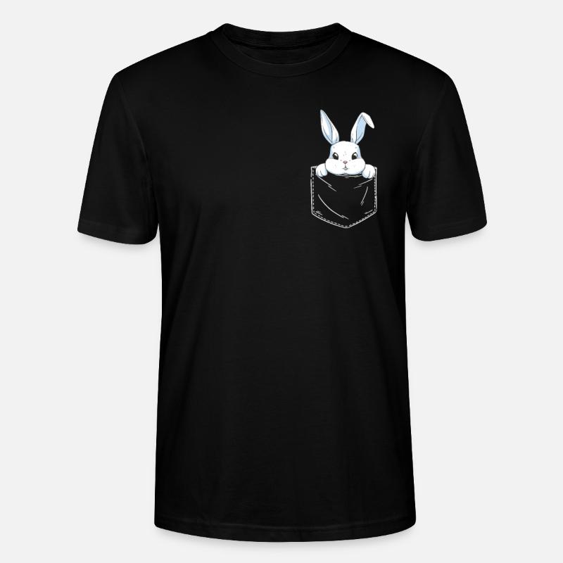 Rabbit Rabbit Rabbit Pet - Stanley/Stella CRAFTER Unisex Organic T-Shirt - black
