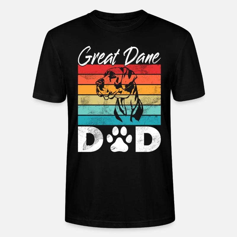 Great Dane Gifts - Stanley/Stella Unisex Bio-T-Shirt CRAFTER - Schwarz