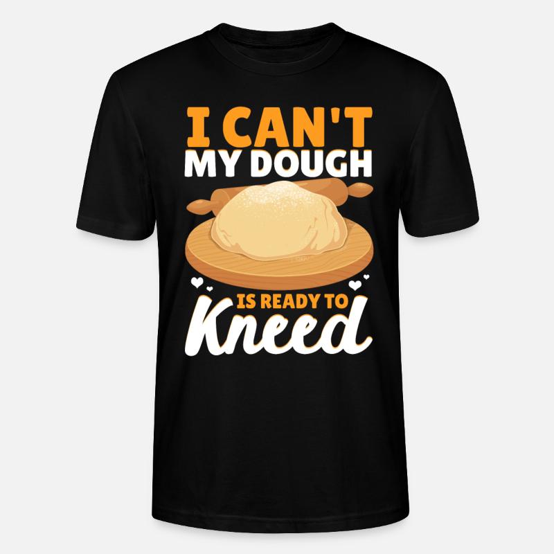 Lustiger Brotbacken-Bäcker - Stanley/Stella Unisex Bio-T-Shirt CRAFTER - Schwarz