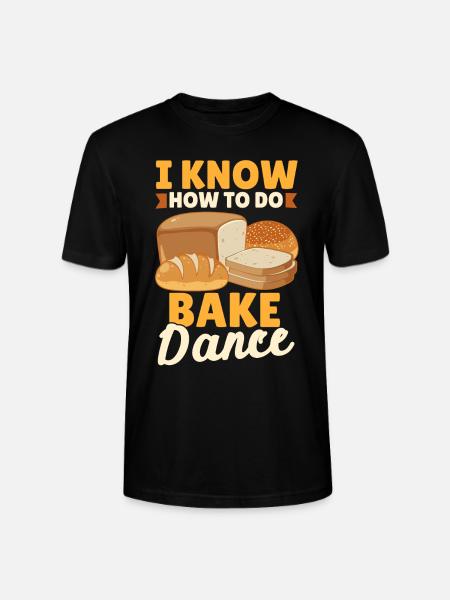 Funny bread baking baker - Stanley/Stella CRAFTER Unisex Organic T-Shirt - black