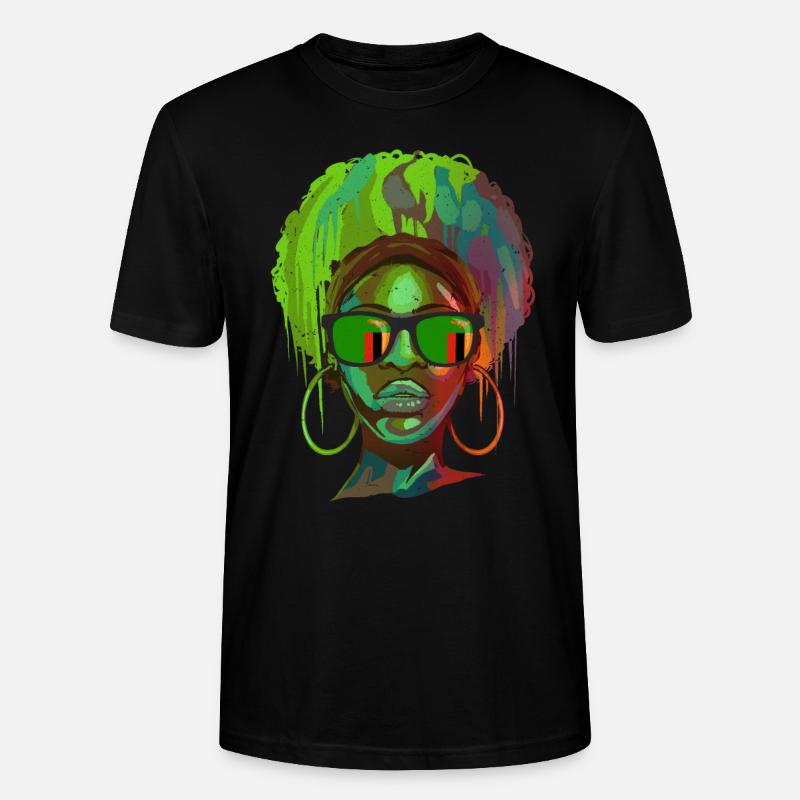 Sambia - Stanley/Stella Unisex Bio-T-Shirt CRAFTER - Schwarz
